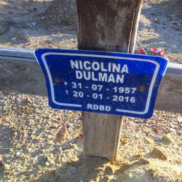 DULMAN Nicolina 1957-2016