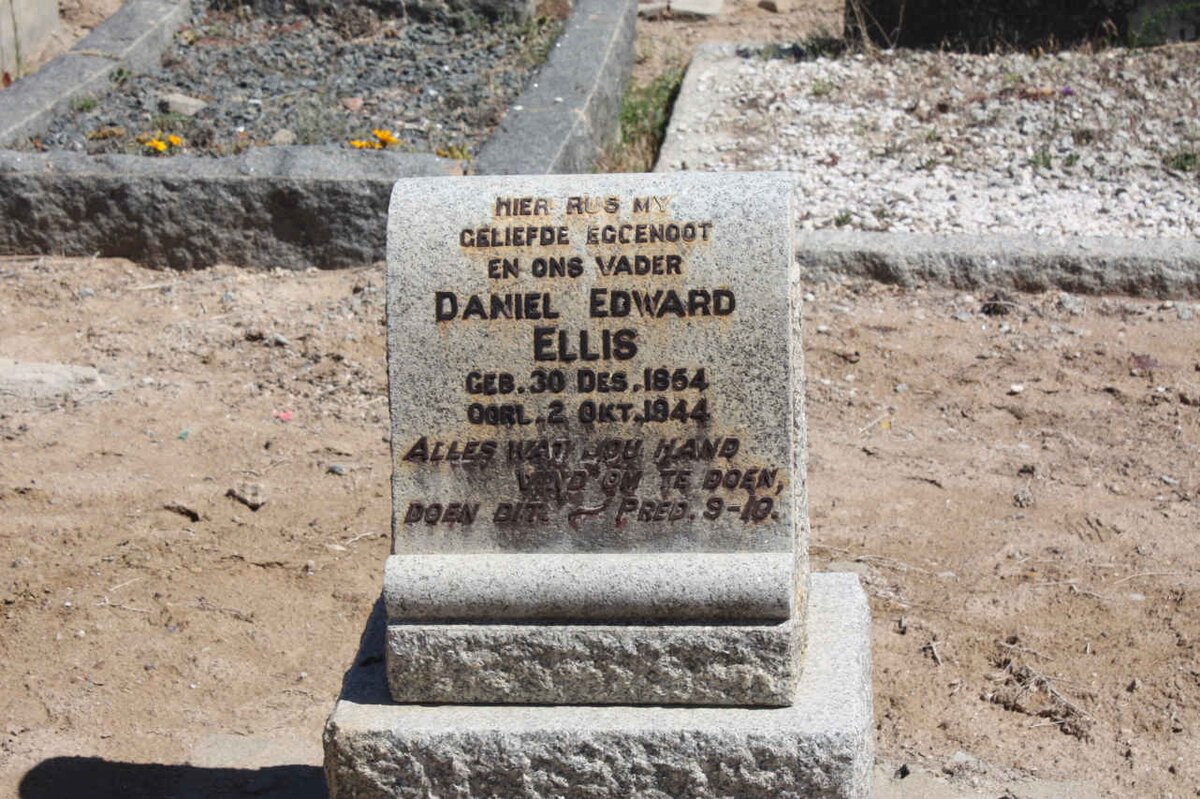 ELLIS Daniel Edward 1854-1944