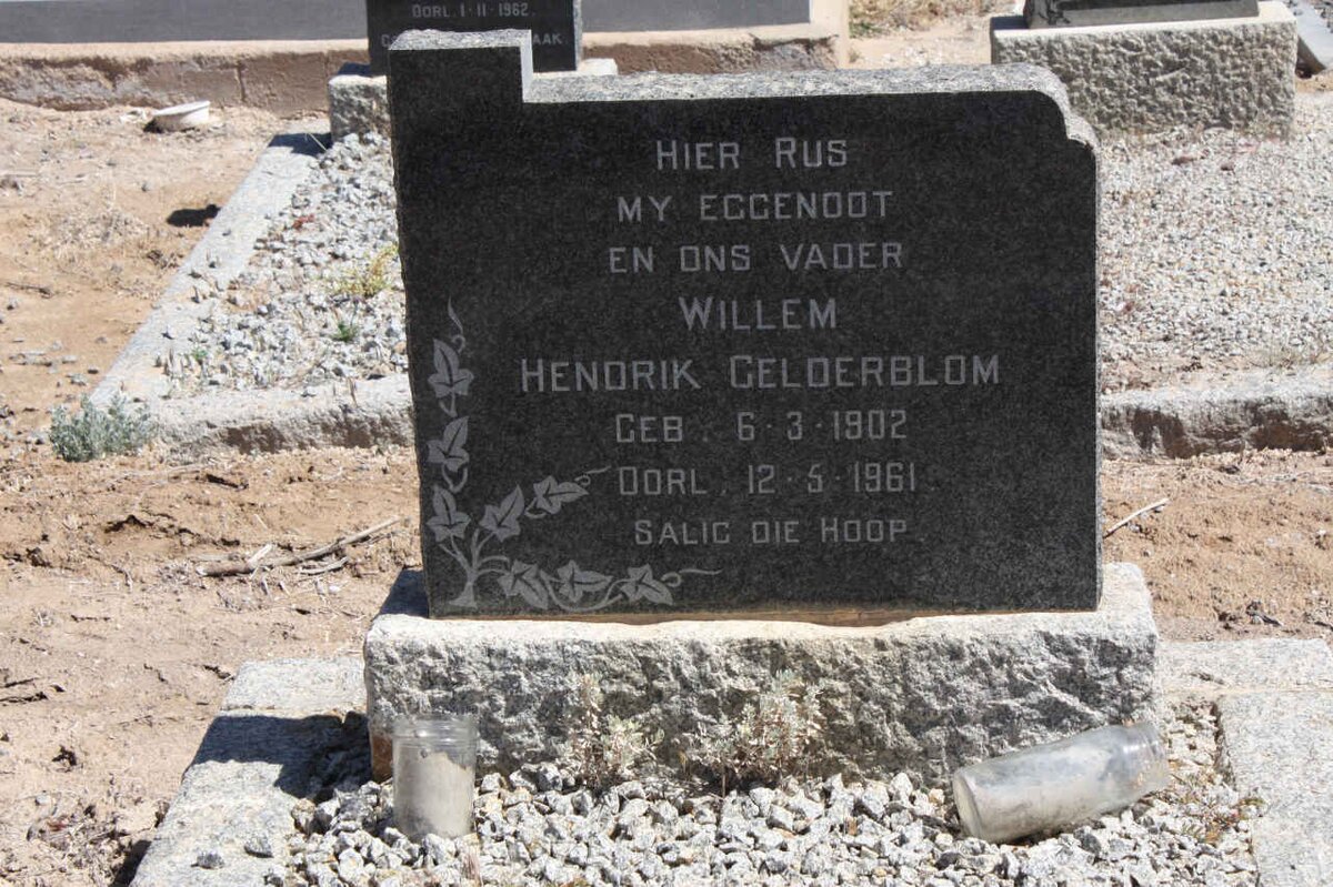 GELDERBLOM Willem Hendrik 1902-1961