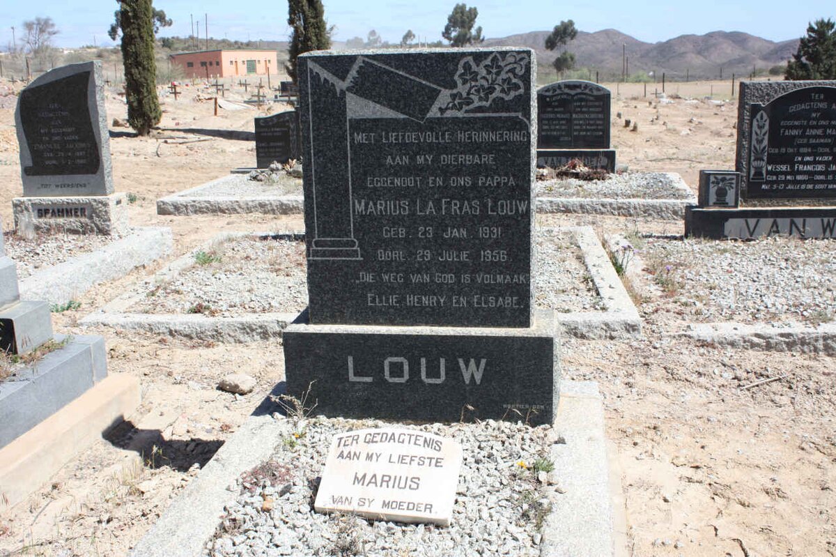 LOUW Marius La Fras 1931-1956