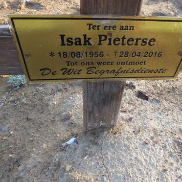PIETERSE Isak 1956-2016