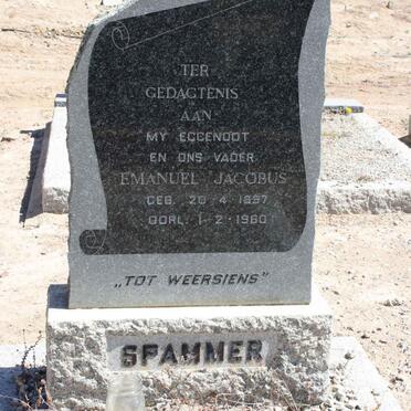 SPAMMER Emanuel Jacobus 1897-1960