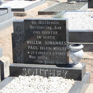 SOUTHEY Willem Johannes Paul 1985-1989