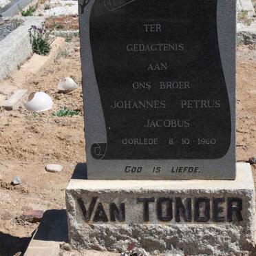 TONDER Johannes Petrus Jacobus -1960