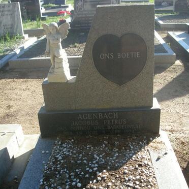 AGENBACH Jacobus Petrus 1974-1974