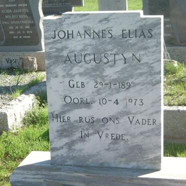 AUGUSTYN Johannes Elias 1897-1973