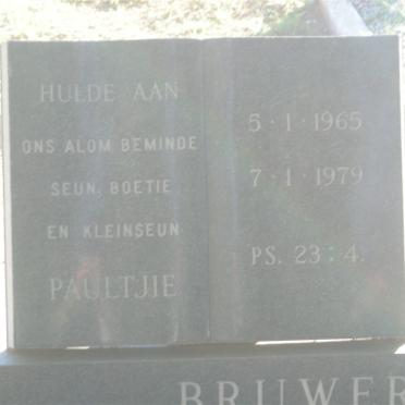 BRUWER Paultjie 1965-1979