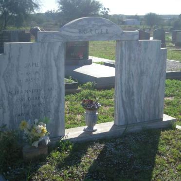 BURGER Japie 1927-1984