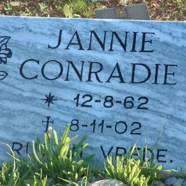 CONRADIE Jannie 1962-2002