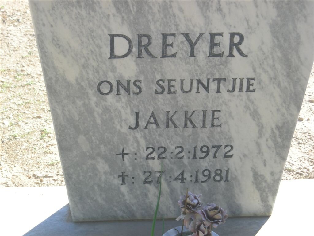 DREYER Jakkie 1972-1981