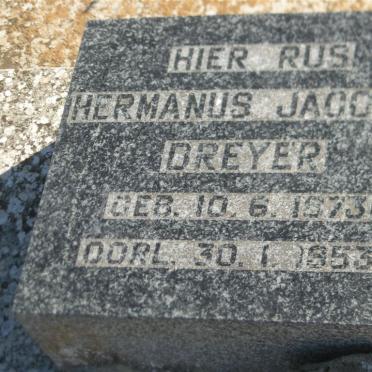 DREYER Hermanus Jacobus 1873-1953