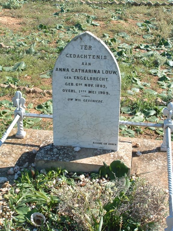 LOUW Anna Catharina nee ENGELBRECHT 1883-1909
