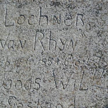 LOCHNER Sophia A.A. nee VAN RHYN 18??-1947