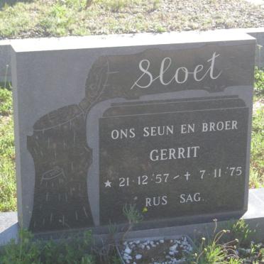 SLOET Gerrit 1957-1975