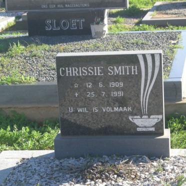 SMITH Chrissie 1909-1991