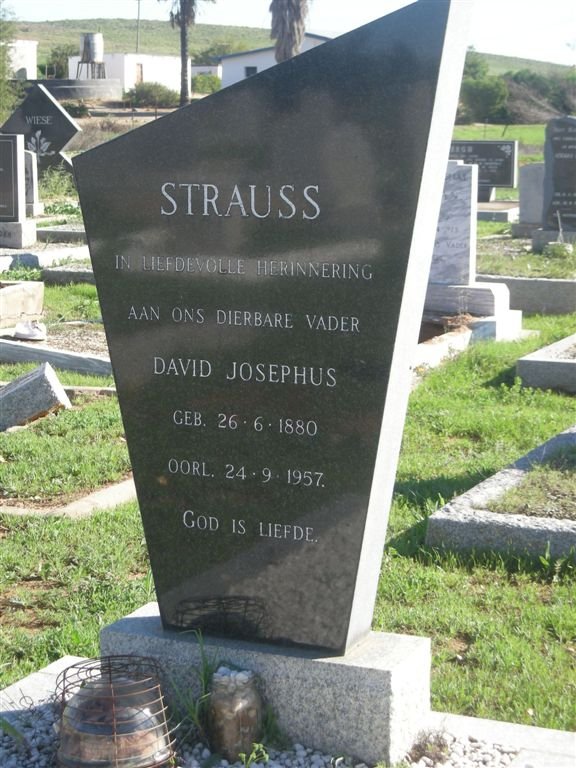 STRAUSS David Josephus 1880-1957