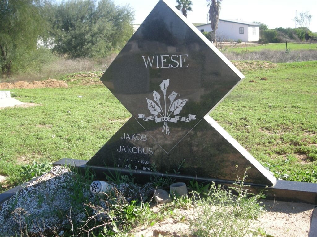 WIESE Jakob Jakobus 1905-1974