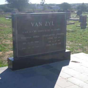 ZYL Susanna Maria, van 1908-1985 :: VAN ZYL  Margaretha Johanna nee VAN ZYL 1917-1997