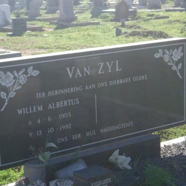 ZYL Willem Albertus, van 1903-1992
