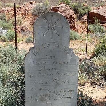 MEYER Caterina Helena nee COETZEE 1858-1924