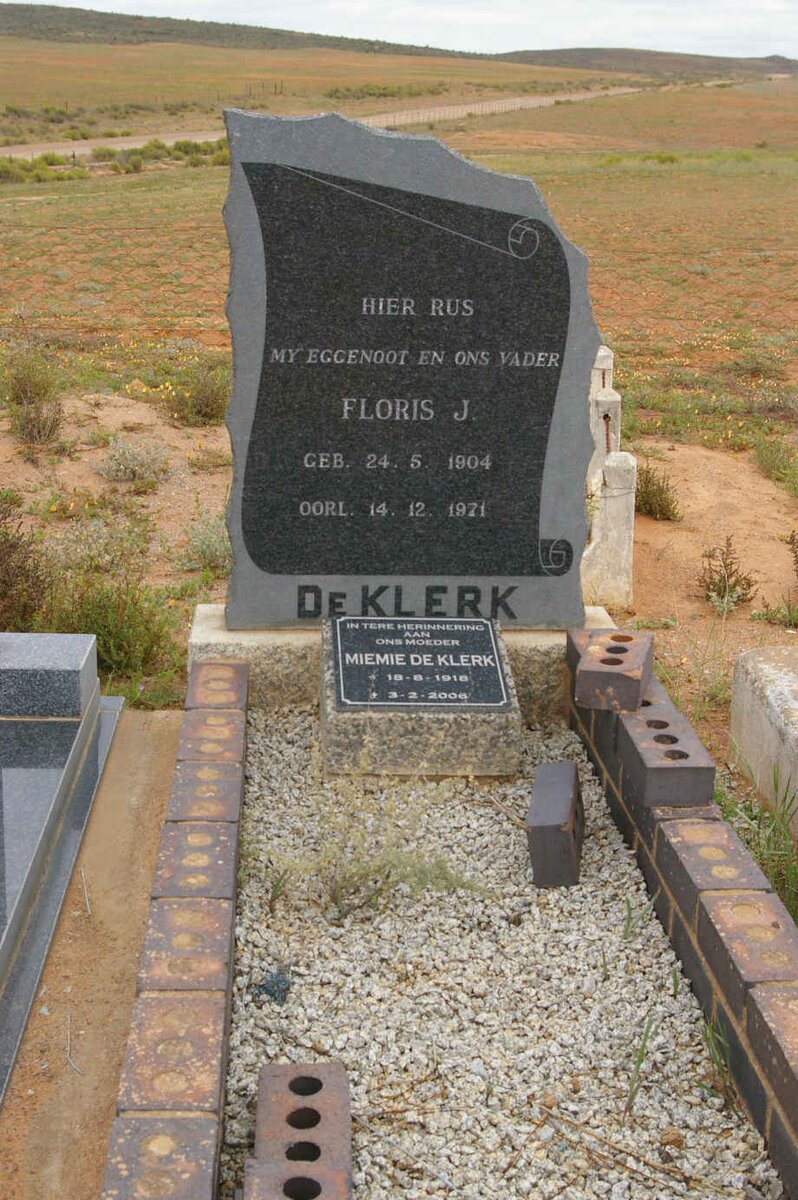 KLERK Floris J., de 1904-1971 &amp; Miemie 1918-2006