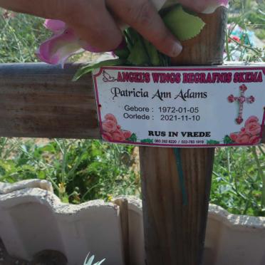 ADAMS Patricia Ann 1972-2021