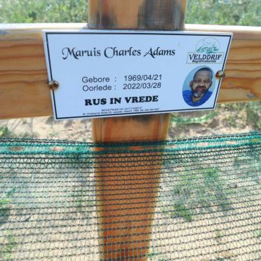 ADAMS Maruis Charles 1969-2022