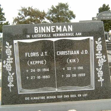 BINNEMAN Floris J.T. 1914-1993 :: BINNEMAN Christiaan J.D. 1911-1999
