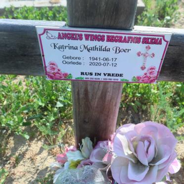 BOER Katrina Mathilda 1941-2000