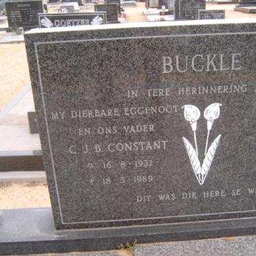 BUCKLE C.J.B. Constant 1932-1989