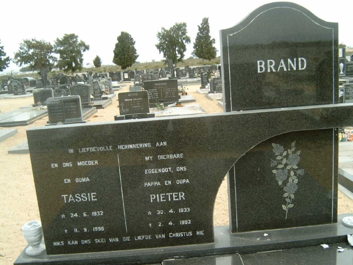 BRAND Pieter 1933-1992 &amp; Tassie 1932-1998