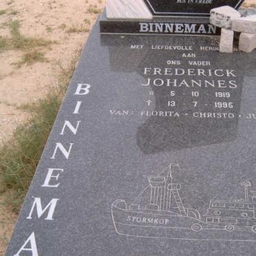 BINNEMAN Frederick Johannes 1919-1995