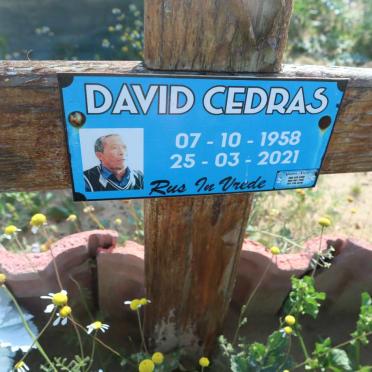 CEDRAS David 1958-2021