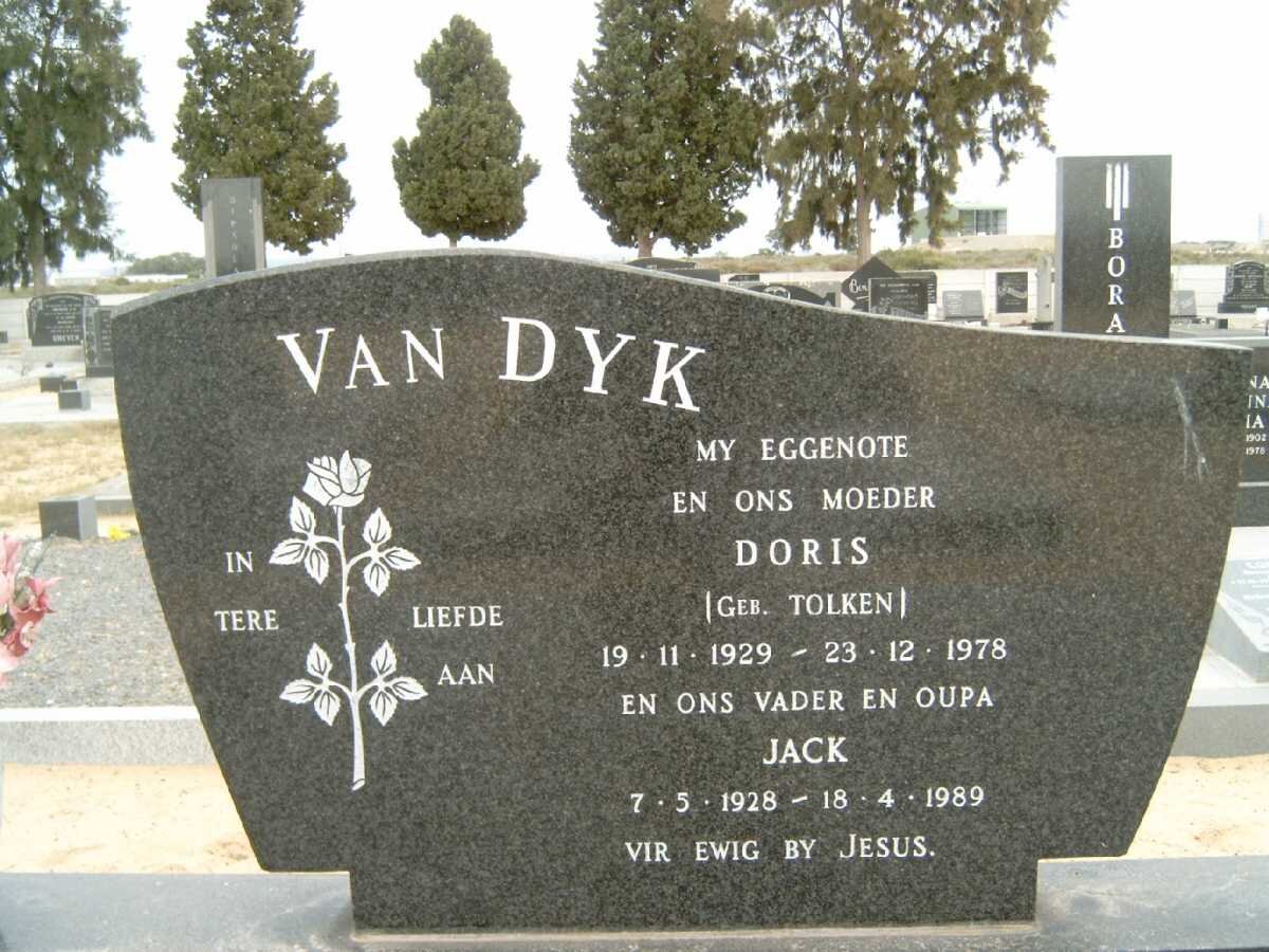 DYK Jack, van 1928-1989 &amp; Doris TOLKEN 1929-1978