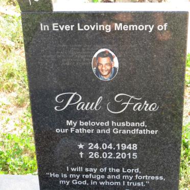 FARO Paul 1948-2015