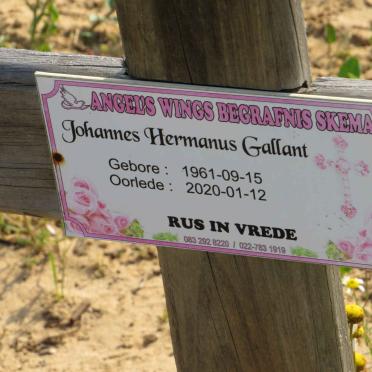 GALLANT Johannes Hermanus 1961-2020