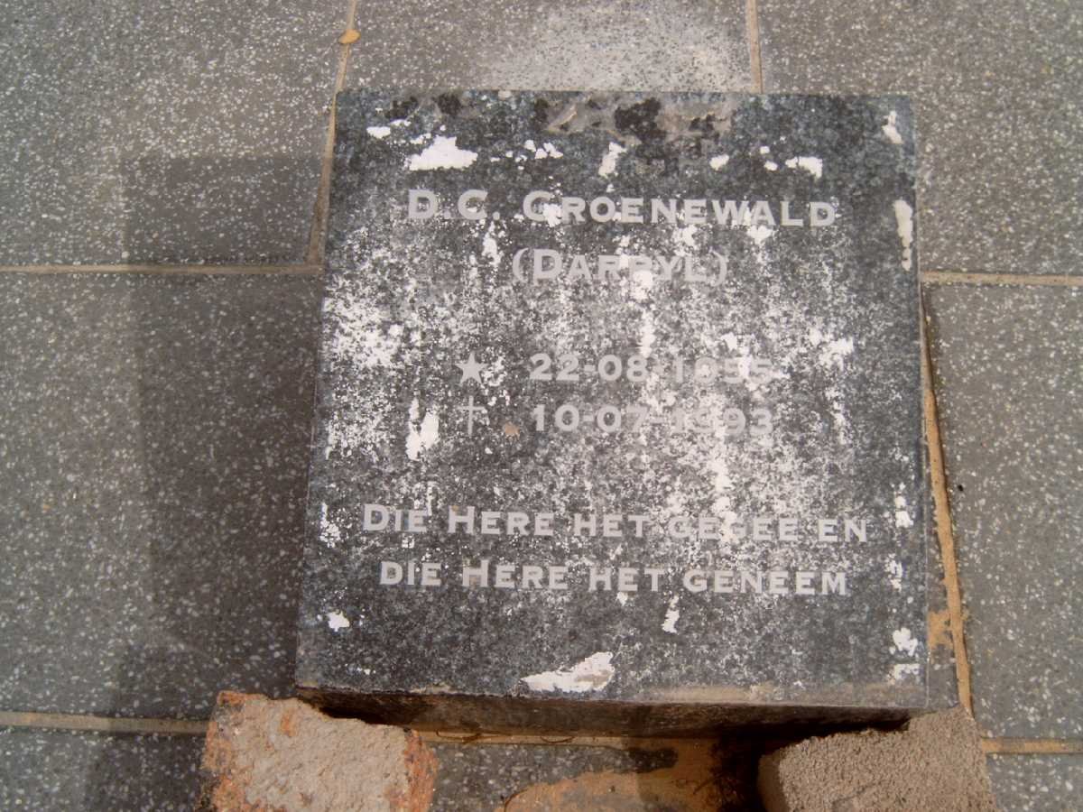 GROENEWALD D.C. 1955-1993