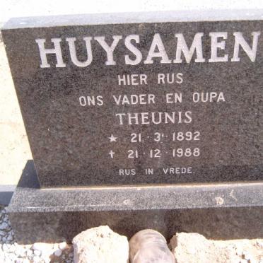 HUYSAMEN Theunis 1892-1988