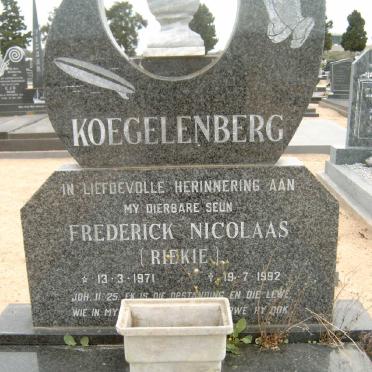 KOEGELENBERG Frederick Nicolaas 1971-1992