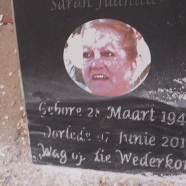 LAUBSCHER Sarah Juanita 1949-2014