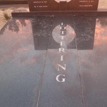 LOTTERING Johannes 1928-2011 &amp; Catharina 1933-2006