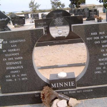 MINNIE Stefanus Hermanus 1935-1979 &amp; Maria Magdalena DU PLESSIS 1937-1994