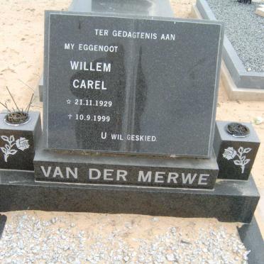 MERWE Willem Carel, van der 1929-1999