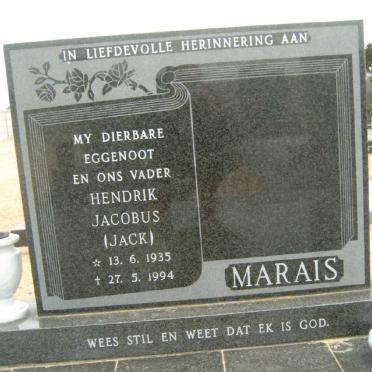MARAIS Hendrik Jacobus 1935-1994