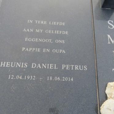 SMIT Theunis Daniel Petrus 1932-2014
