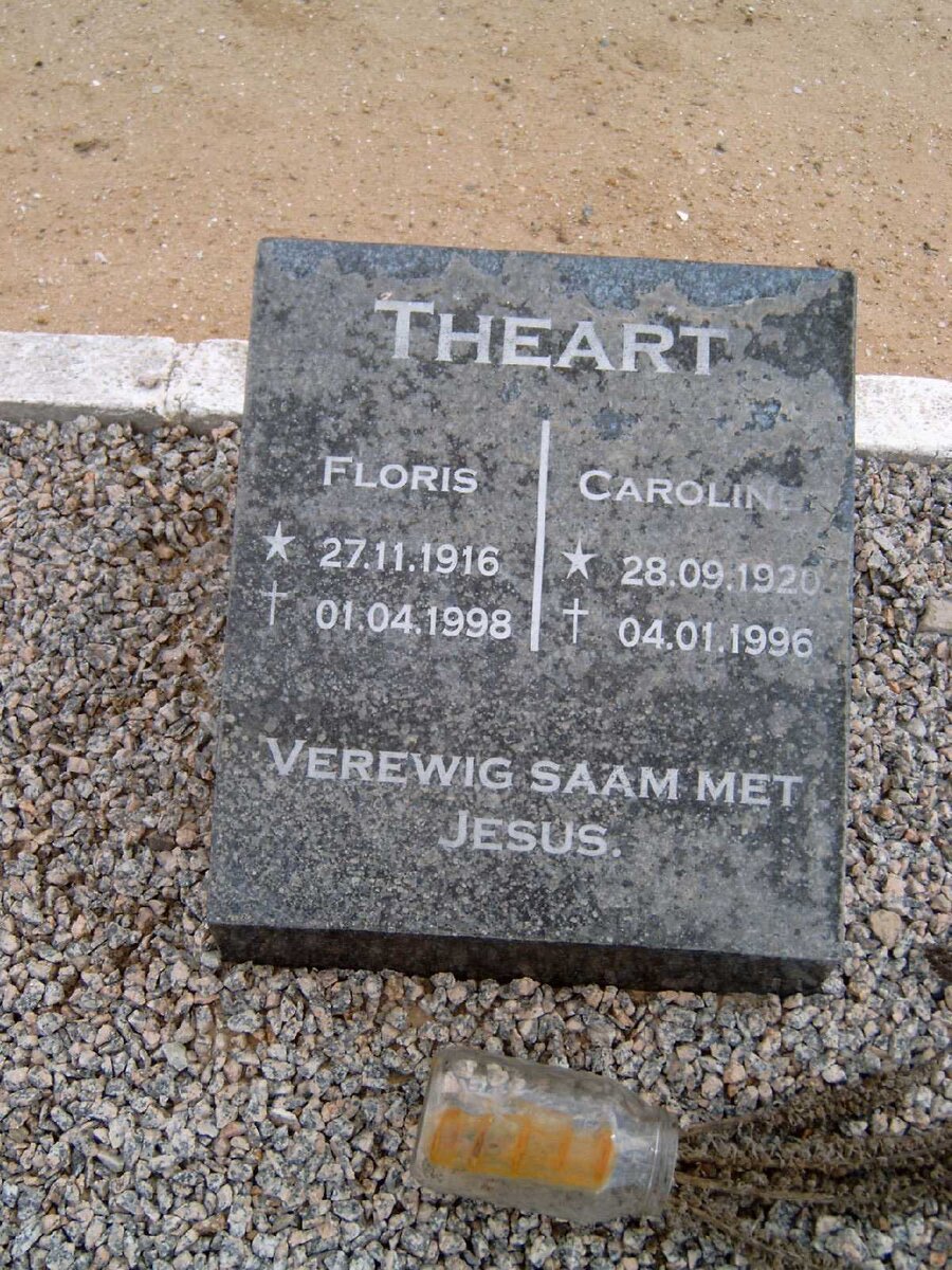 THEART Floris 1915-1998 &amp; Caroline 1920-1996