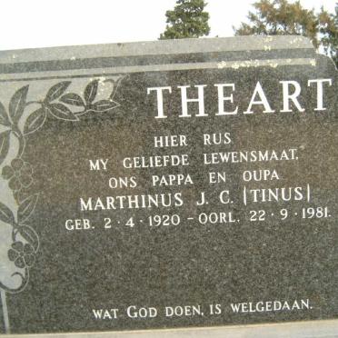 THEART Marthinus J.C. 1920-1981