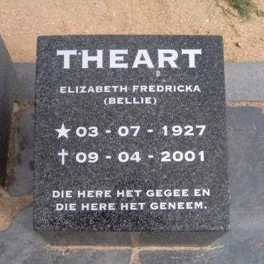 THEART Elizabeth Fredericka 1927-2001