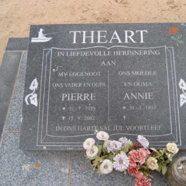 THEART Pierre 1929-2002 &amp; Annie 1937-