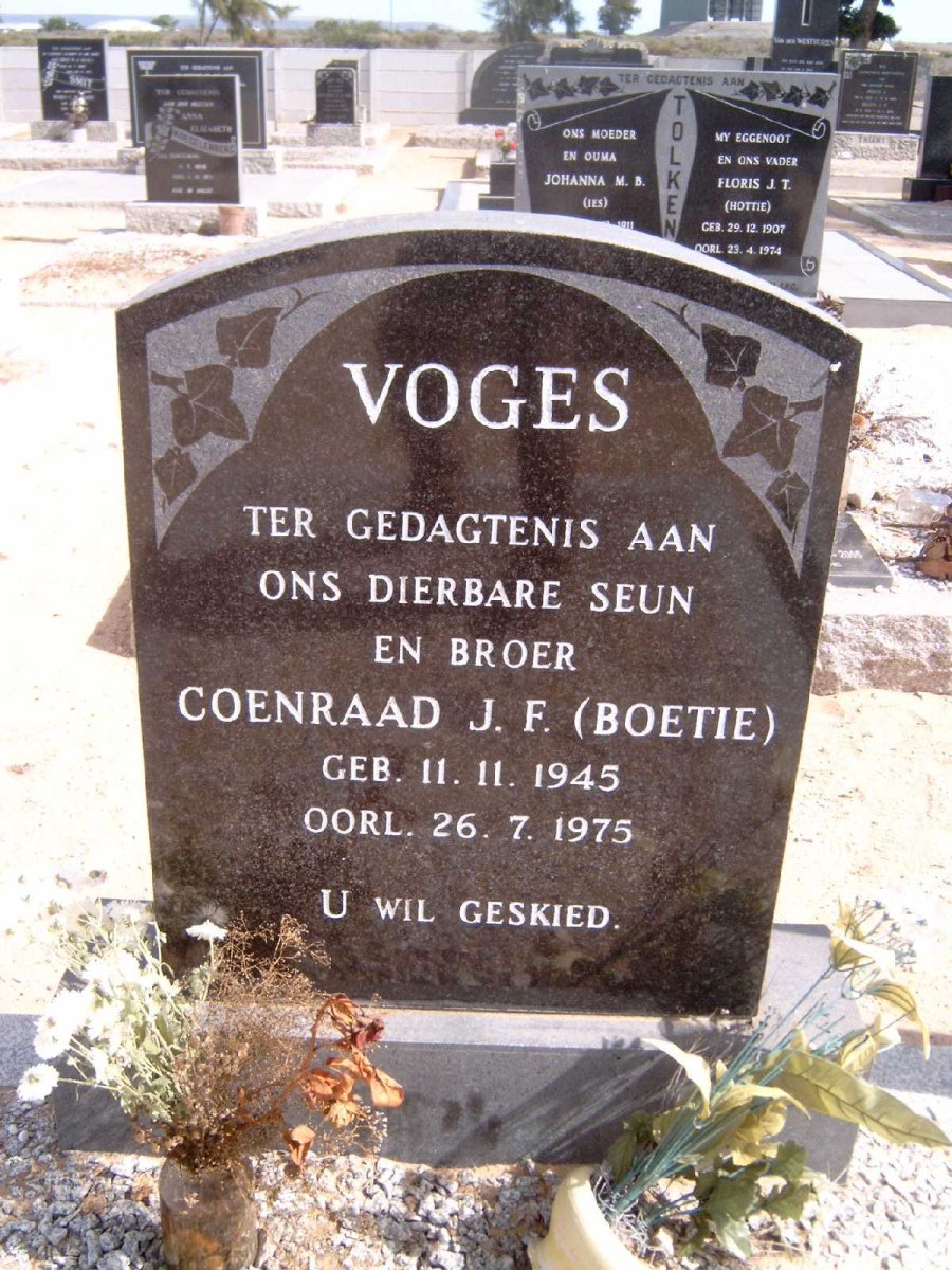 VOGES Coenraad J.F. 1945-1975